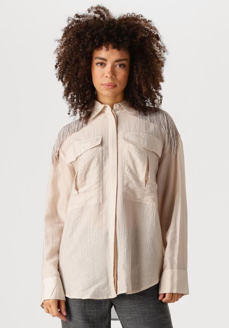 Beige COPENHAGEN MUSE Blusen CMPOPSY-SHIRT - large