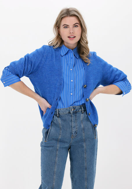 Blaue MODSTRÖM Strickjacke IRENE CARDIGAN - large