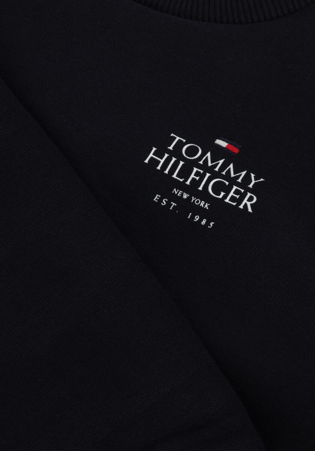 Blaue TOMMY HILFIGER Pullover TH LOGO PUFF EMBR REG SWEATSHIRT - large