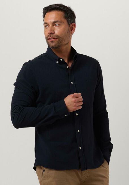 Blaue BUTCHER OF BLUE Overshirt ROBBINS CLEAN PIQUE SHIRT - large