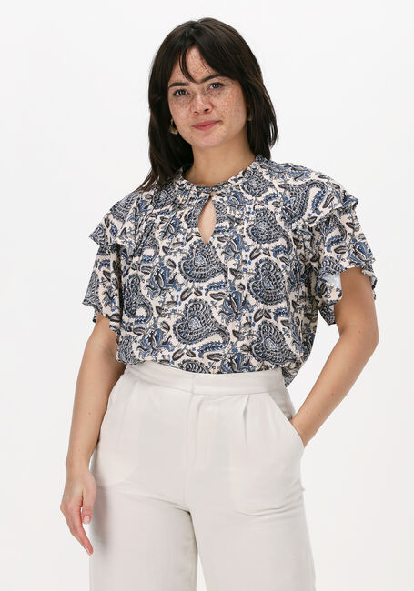 Blaue BY-BAR Top ELIN PAISLEY BLOUSE - large