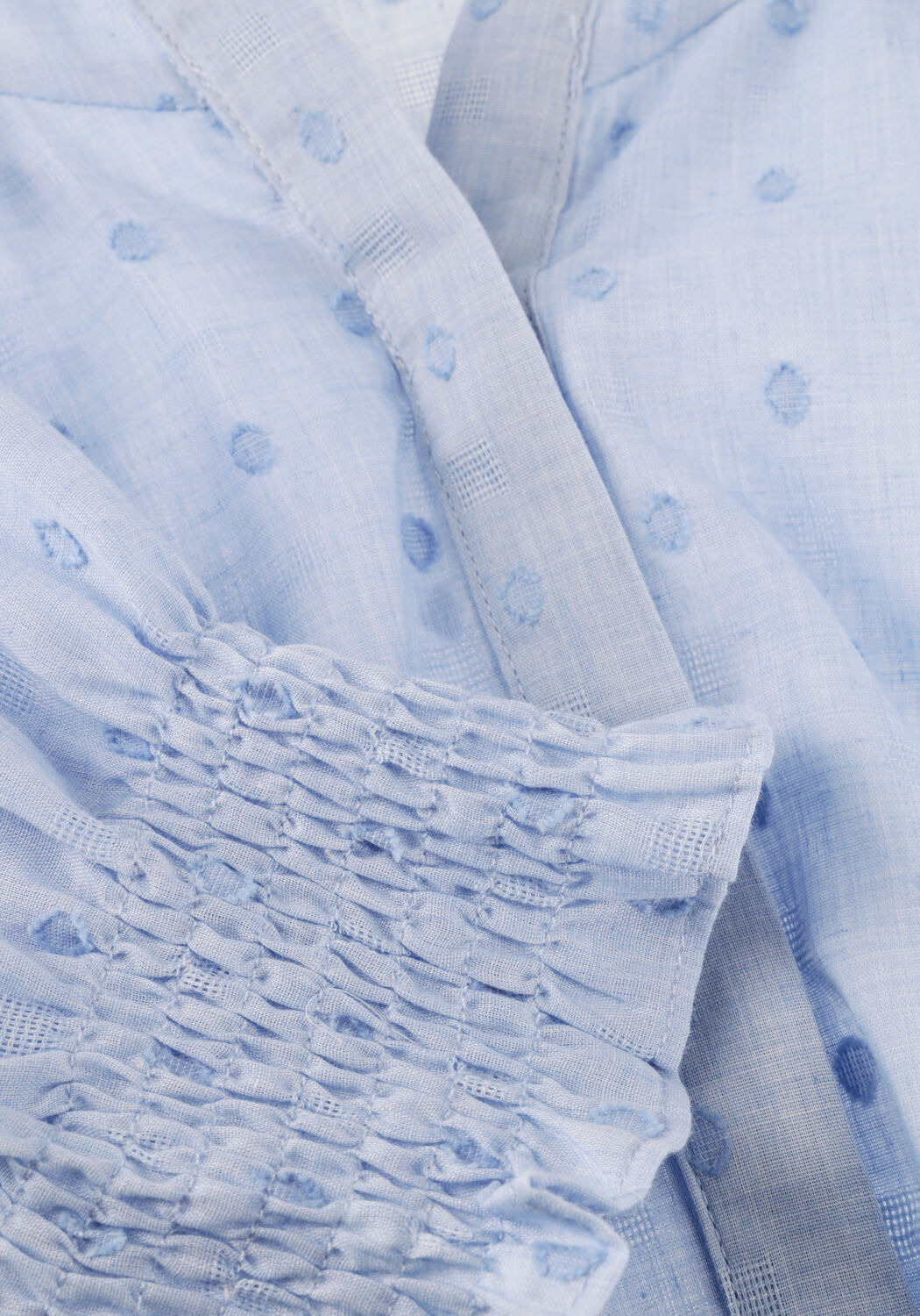 Hellblau NEO NOIR Blusen DIANA DOBBY S BLOUSE - large