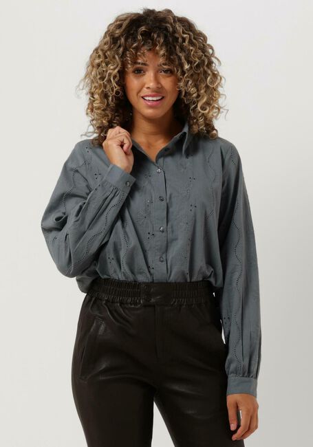 Dunkelgrau LOLLYS LAUNDRY Bluse SISU SHIRT - large