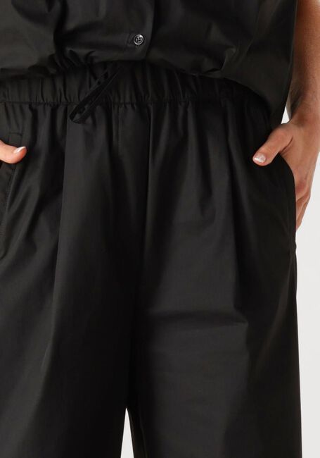 Schwarze BY-BAR Weite Hose BENJI POPLIN PANTS - large
