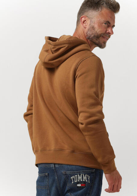 Braune TOMMY HILFIGER Sweatshirt TOMMY LOGO HOODY - large