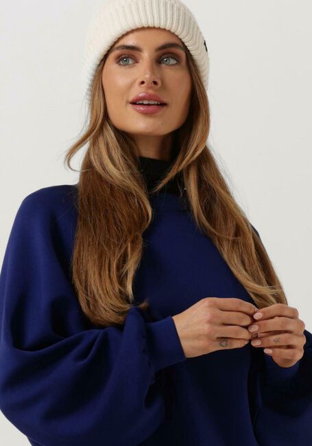 Blaue MSCH COPENHAGEN Pullover MSCHNELINA IMA Q RAGLAN SWEATSHIRT - large