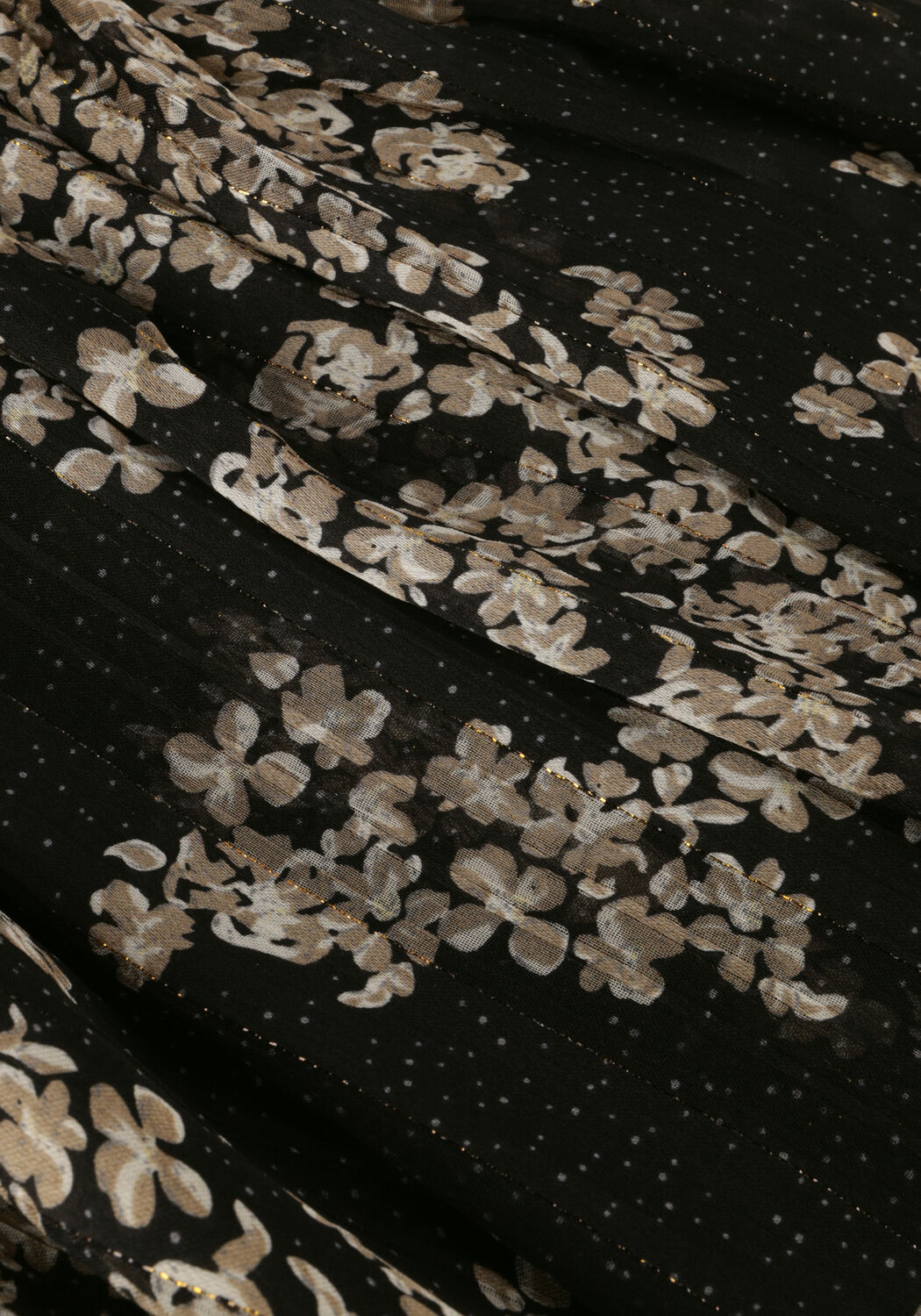 Schwarze NEO NOIR Midikleid HALLAS ELDERFLOWER DRESS - large