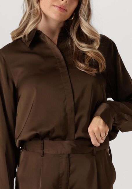 Braune ANOTHER LABEL Blusen CAROLINE SHIRT - large