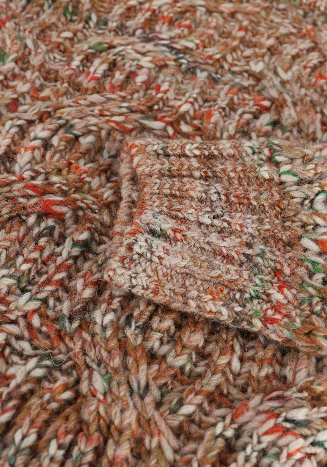 Mehrfarbige/Bunte SCOTCH & SODA Pullover 163998 - CHUNKY CABLE-KNIT PUL - large