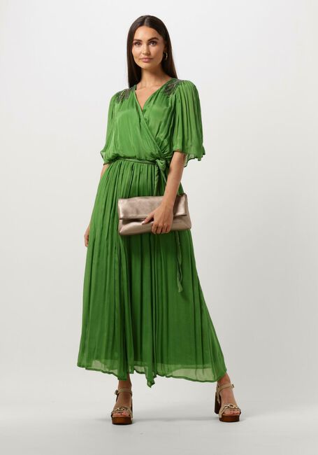 Grüne LOUIZON Maxikleid ASTRAL - large