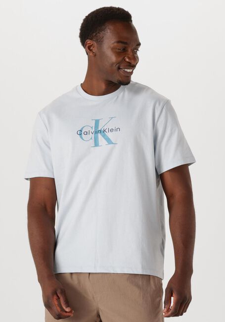 Hellblau CALVIN KLEIN T-shirt SS HERO MONOLOGO TEE 20S - large