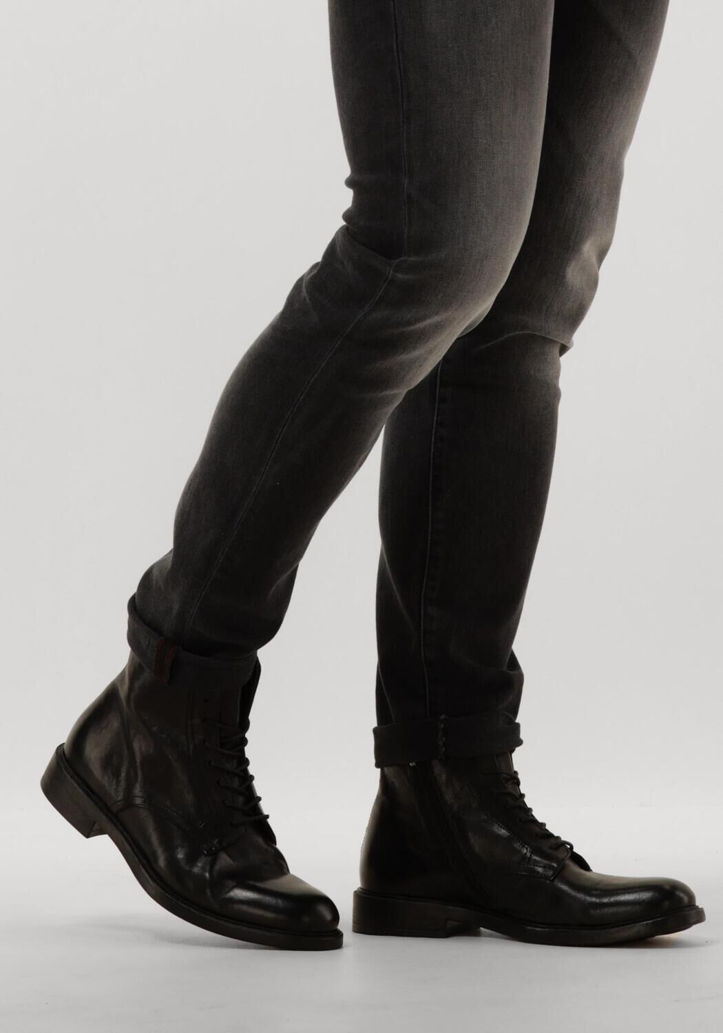 Schwarze GIORGIO Schn&uuml;rboots 88605 - large