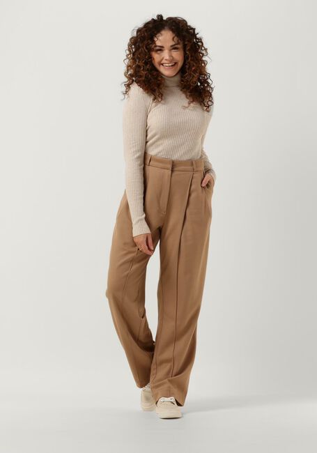 Beige SELECTED WOMEN Rollkragenpullover LYDIA COSTA LS KNIT ROLLNECK - large