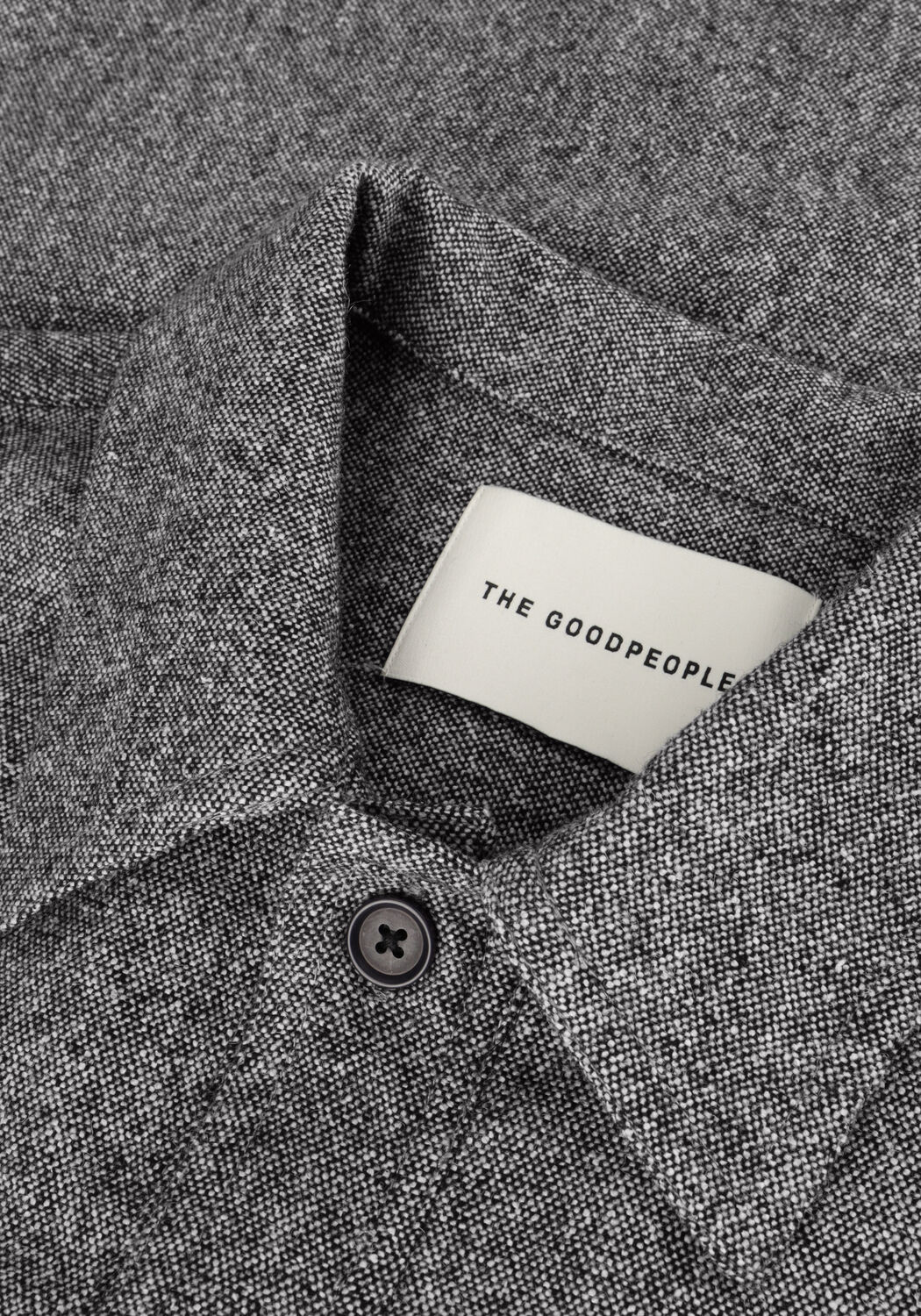Graue THE GOODPEOPLE Overshirt SOLVA - large
