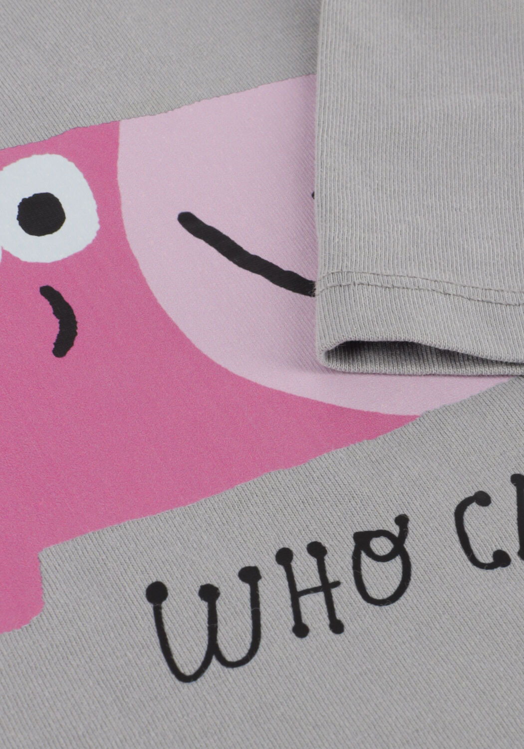 Graue DAILY BRAT T-shirt WHO CARES T-SHIRT - large