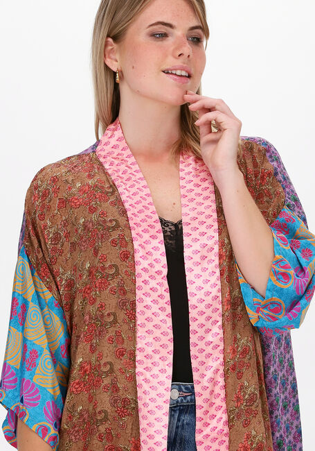 Mehrfarbige/Bunte SISSEL EDELBO Kimono LOTUS SHORT MIX KIMONO - large