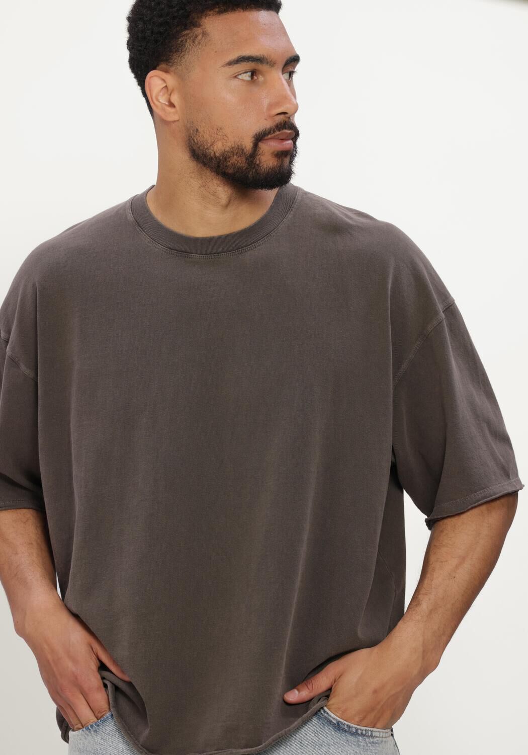 Braune AMERICAN VINTAGE T-shirt AFOMA - large