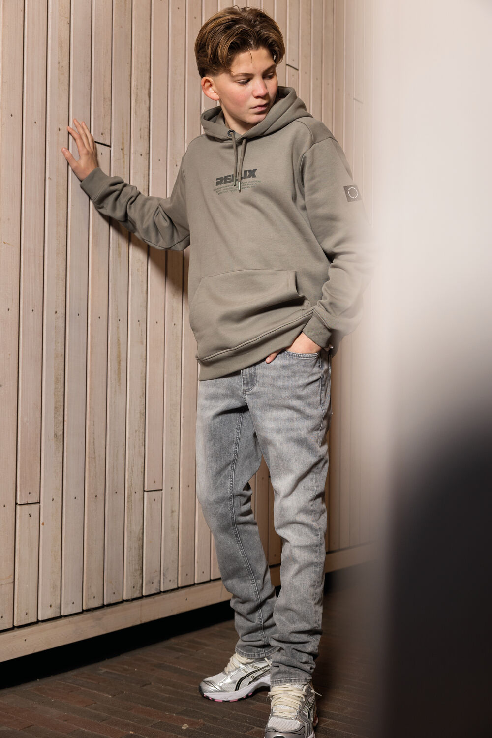 Khaki RELLIX Sweatshirt HOODIE RELLIX - large
