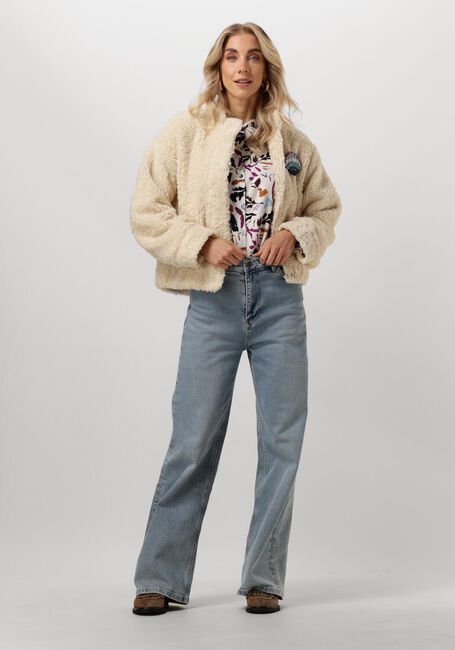 Beige POM AMSTERDAM Jack JACKET - TEDDY ECRU - large