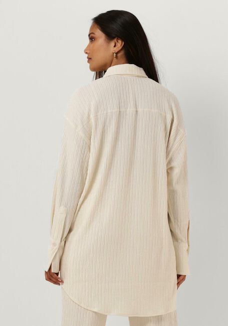 Ecru COLOURFUL REBEL Blusen TALIA STRUCTURE OVERSIZED BOYFRIEND BLOUSE - large
