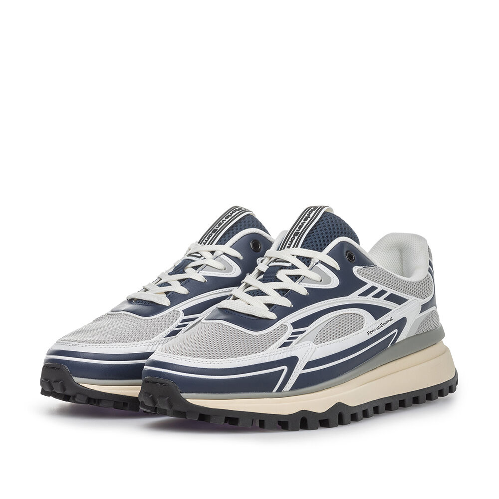 Blaue FLORIS VAN BOMMEL Sneaker Low DE GRIPPER 10211 - large