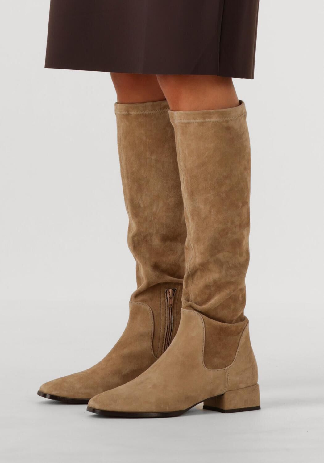 Taupe NOTRE-V Hohe Stiefel 25180 - large