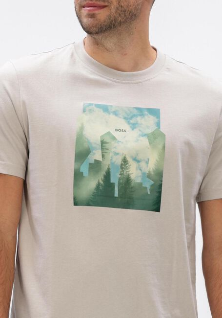 Sand BOSS ORANGE T-shirt TE_COVER - large