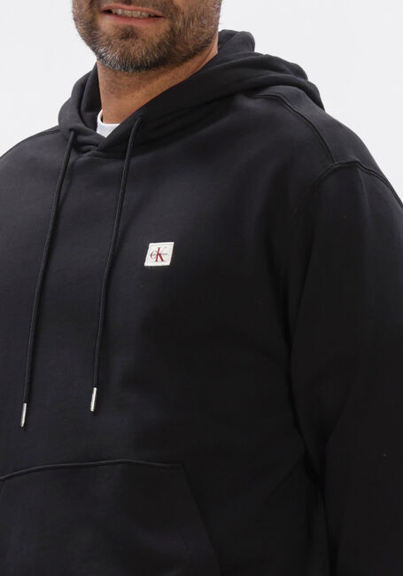 Schwarze CALVIN KLEIN Sweatshirt LS 350TERRY EY WHSL BADGE HOODIE - large