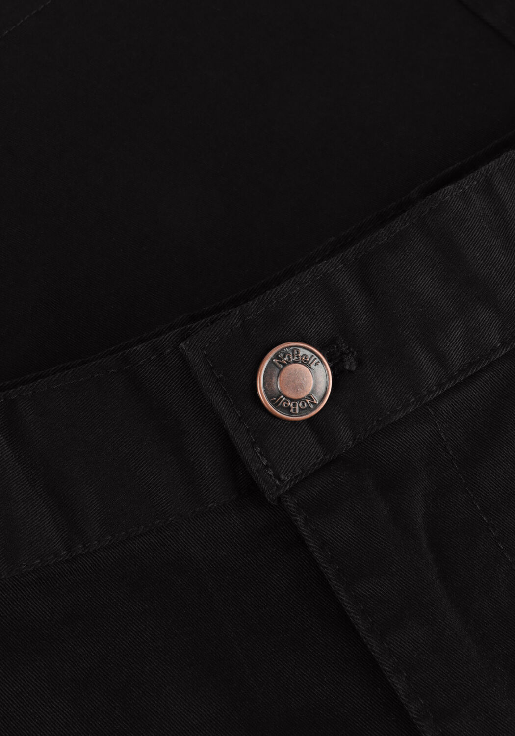 Schwarze NOBELL Hosen SIMOA WASHED STRETCH TWILL SHORT - large