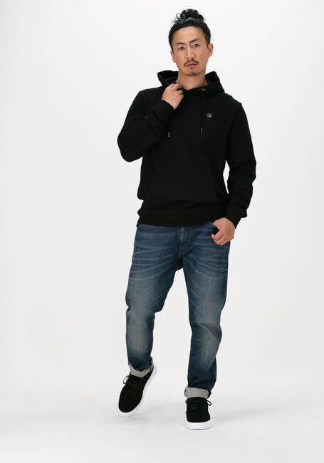 Schwarze ANERKJENDT Sweatshirt AKNIGEL ORGANIC HOODIE - large