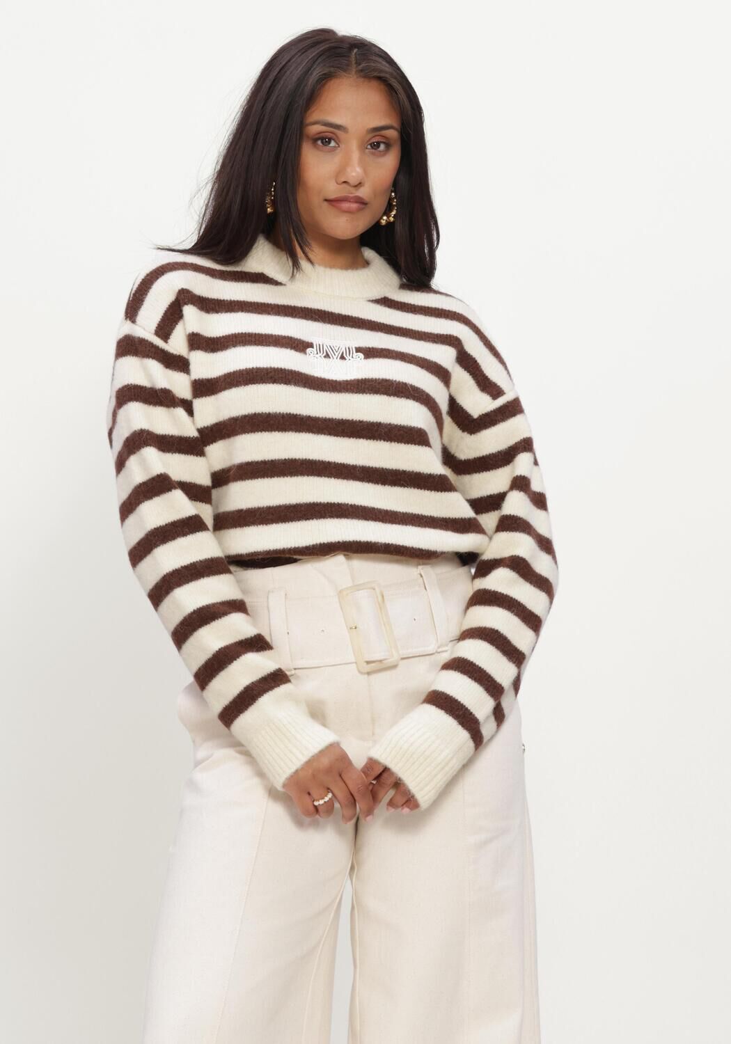 Creme JOSH V Pullover IZE SWEATER - large