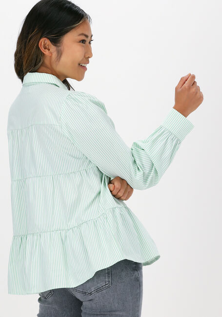 Grüne NEO NOIR Blusen RICA STRIPE SHIRT - large