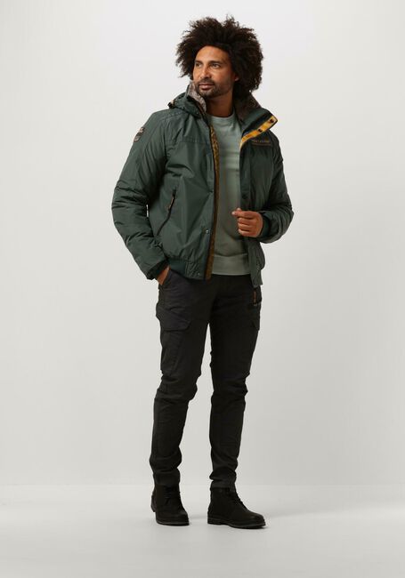 Grüne PME LEGEND Jack BOMBER JACKET ICE STRIPER 4.0 DEWSTER - large