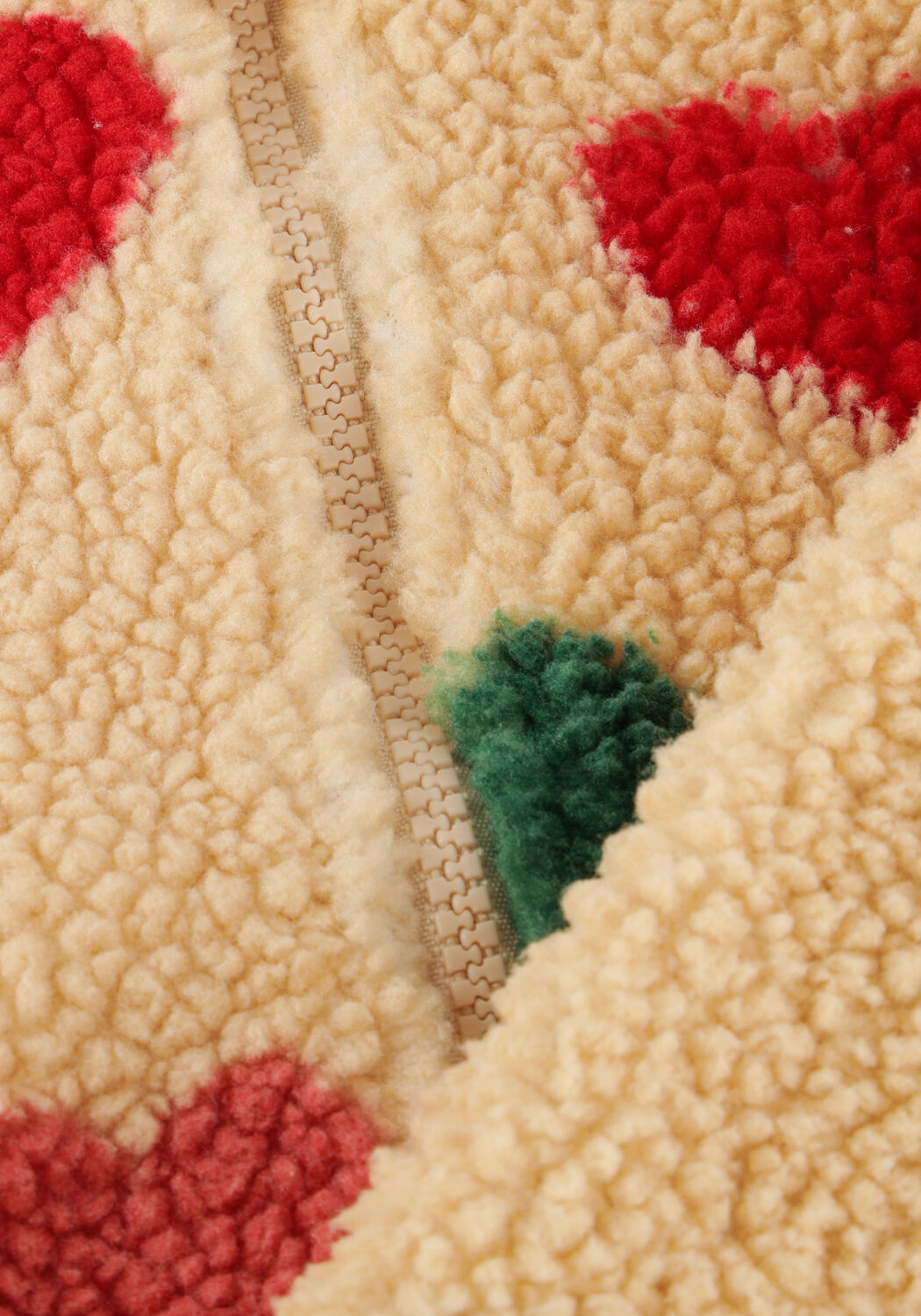 Creme KONGES SLOJD Teddy-Jacke JODY TEDDY JACKET GRS - large