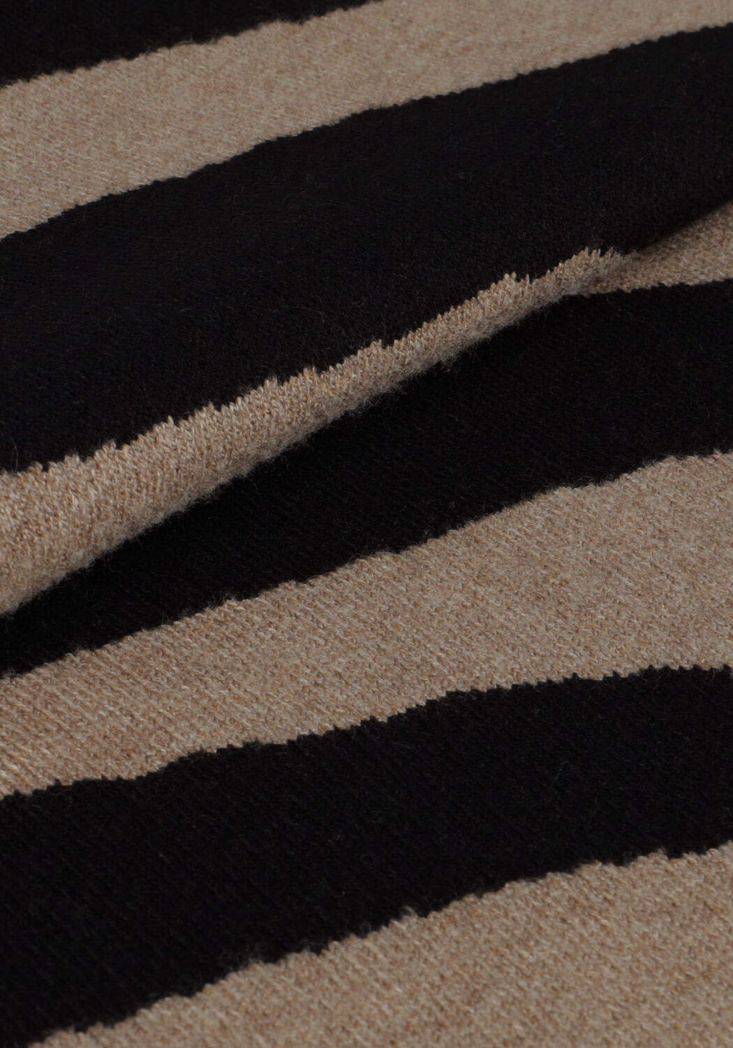 Schwarze OBJECT Minikleid OBJRAY L/S KNIT DRESS AOP - large