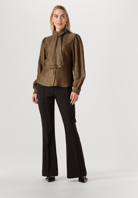 Braune AAIKO Blusen VERONNE TIE VIS 545 - large