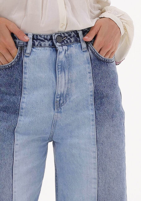 Blaue CO'COUTURE Straight leg jeans VIKA REFLECTION JEANS - large