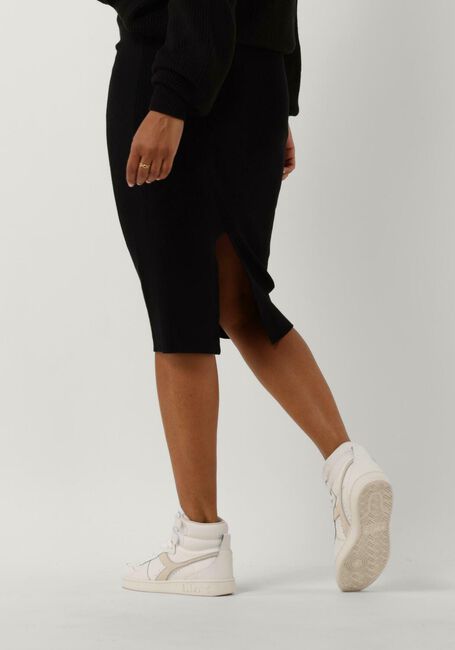 Schwarze CALVIN KLEIN Midirock KNITTED SKIRT - large