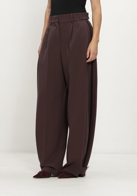 Braune CO'COUTURE Weite Hose ACILECC LEG PLEAT PANT - large