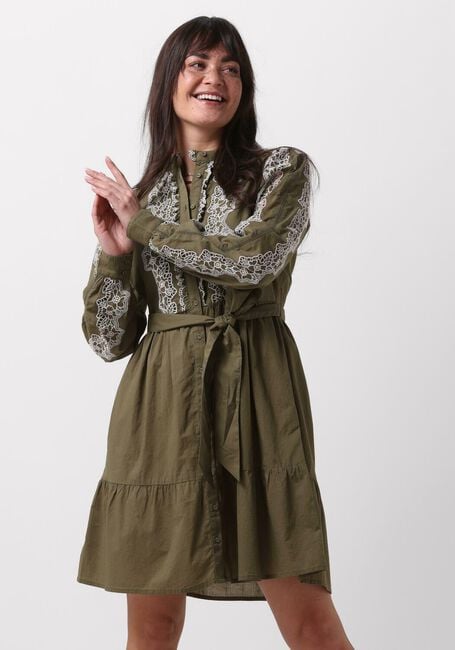 Grüne Y.A.S. Minikleid YASMURIS LS SHIRT DRESS S. - large