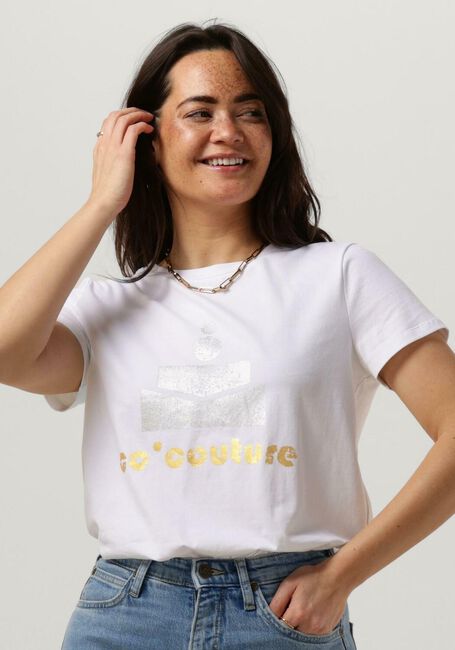 Nicht-gerade weiss CO'COUTURE T-shirt COCO METALLIC TEE - large