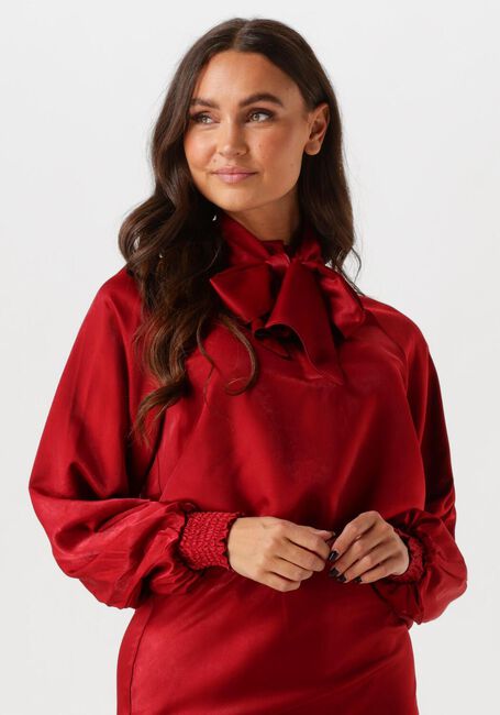 Rote MY ESSENTIAL WARDROBE Blusen ESTELLEMW SCARF BLOUSE - large