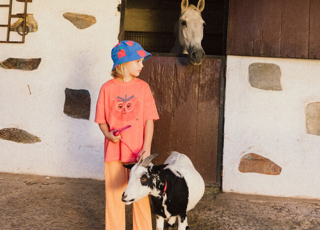 Orangene Jelly Mallow T-shirt TOMATO PIGMENT T-SHIRT - large