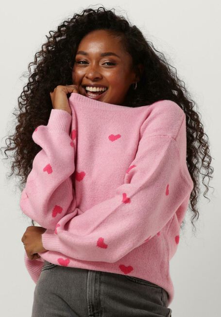 Hell-Pink YDENCE Pullover KNITTED SWEATER LUV - large