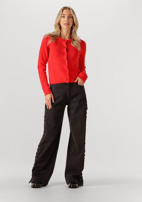 Rote MODSTRÖM Pullover TREEMD SHORT CARDIGAN - large