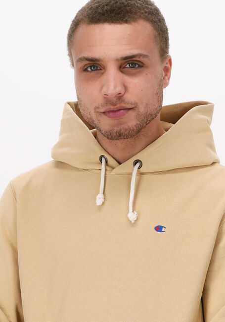 Gelbe CHAMPION Sweatshirt HOODED SWEATSHIRT 217233 - large