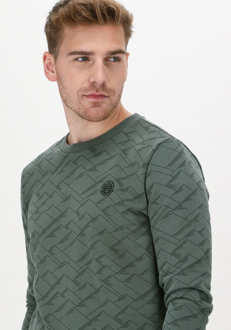 Grüne KULTIVATE Pullover SW MOUNTAIN RANGE - large