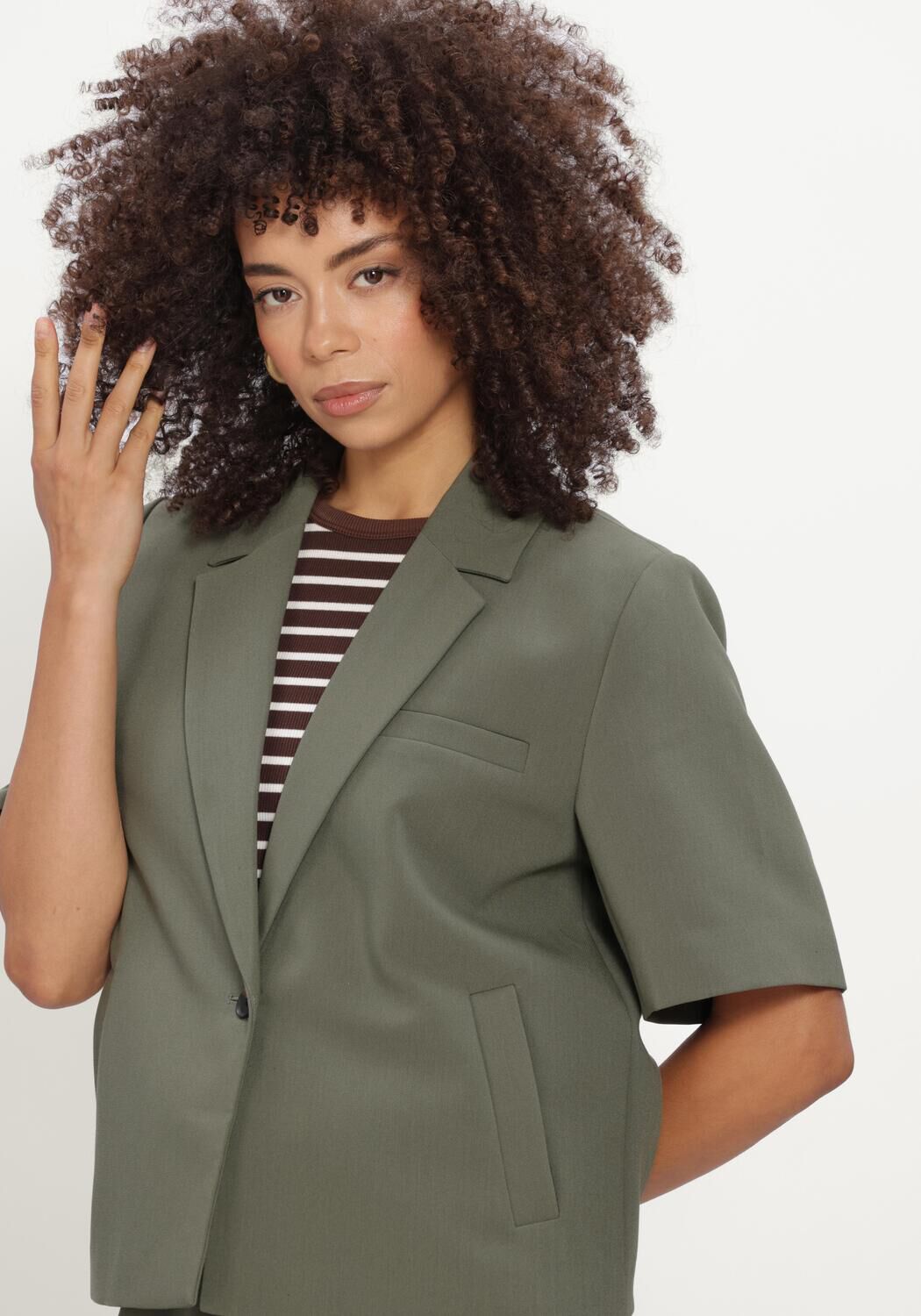 Gr&uuml;ne MODSTR&Ouml;M Blazer GALEMD SS BLAZER - large