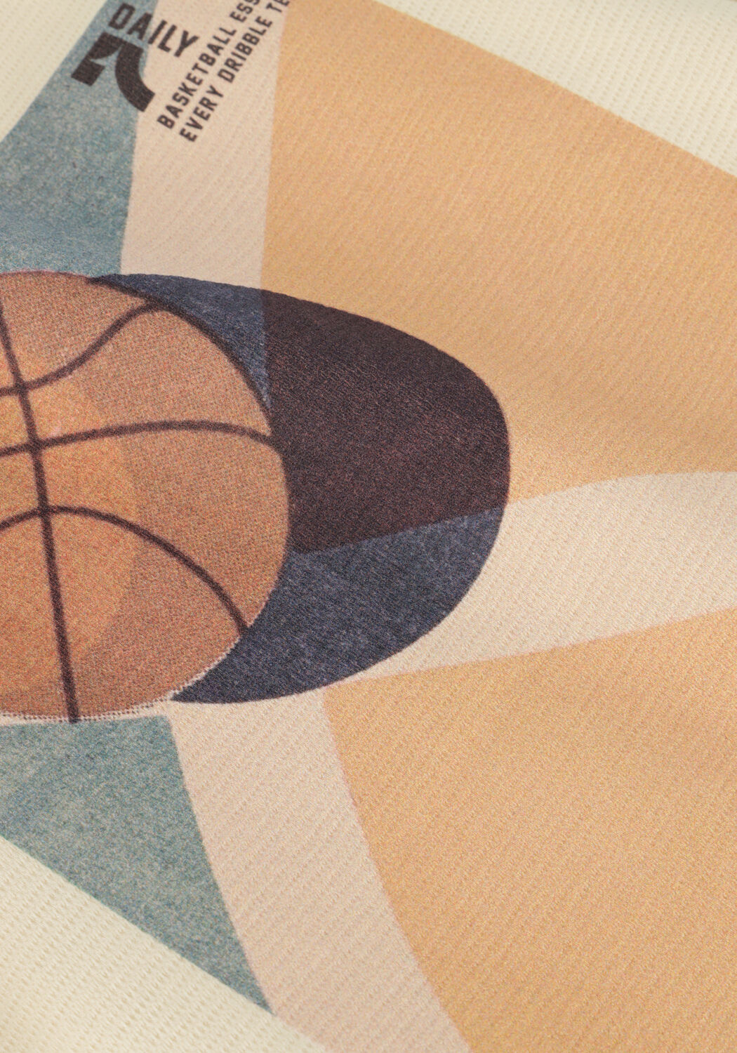 Sand DAILY7 T-shirt T-SHIRT STRUCTURE BACKPRINT - large