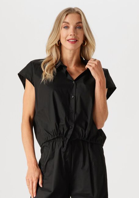 Schwarze BY-BAR Blusen BIEKE POPLIN BLOUSE - large